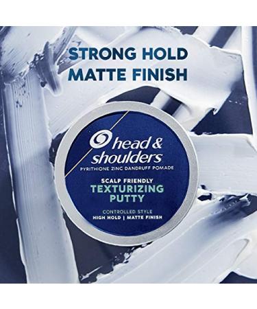 Head & Shoulders Men's Anti-Dandruff Texturizing Putty - Strong Hold, Matte Finish - 3 oz - Buy Online on GoSupps.com