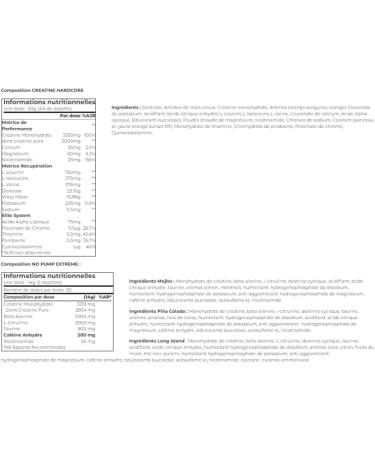 Superset Nutrition | Volume and Strength Program - Creatine Hardcore Orange - No Pump Xtreme Long Island Ice Tea | Increases muscle volume and gives more intensity during training. - Buy Online on GoSupps.com
