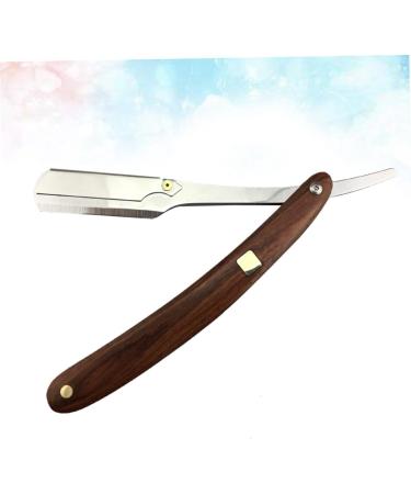 Buy Minkissy Interchangeable Blade Razor - Double Razor for Men | Safe Metal & Wooden Manual Hair Cutter - Buy Online on GoSupps.com