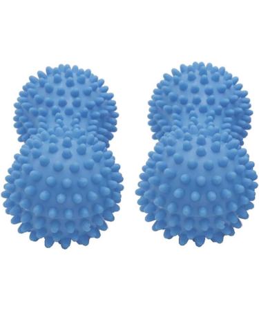 Stingy Spiked Massage Ball - Peanut Shape Hand & Foot Device for Deep Muscle Relaxation - 2 Pack Blue - Buy Online on GoSupps.com