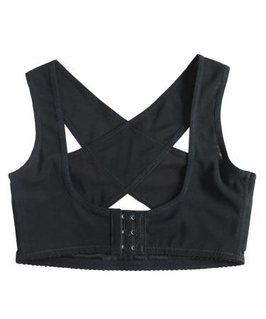 ZUIAI Women Chest Posture Corrector Belt Body Shaper Corset Vest Back Shoulder Support Brace Correction(B CH) Small B