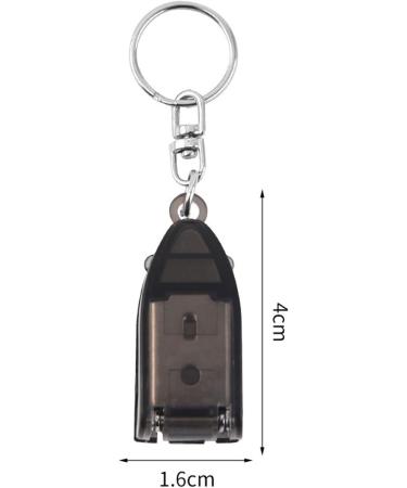 UNbit Nail Clipper Mini Folding Nail Clippers Portable Keychain Stainless Steel Nail Scissors Nail Art Tool Manicure Fingernails Trimming Tool - Buy Online on GoSupps.com