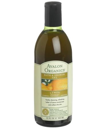 Avalon Organics Bath & Shower Gel Lemon 12-Ounces (Pack of 3) - Buy Online on GoSupps.com