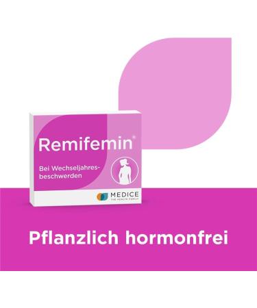 Remifemin 60 Tablets - Hormone-Free Relief for Light to Medium Menopause Complaints | Vegetable Medicine for Women - Buy Online on GoSupps.com