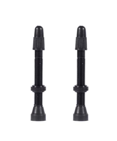 WTB Aluminum TCS Presta Valve Black TCS AL Black Presta Valve 34mm 2pcs
