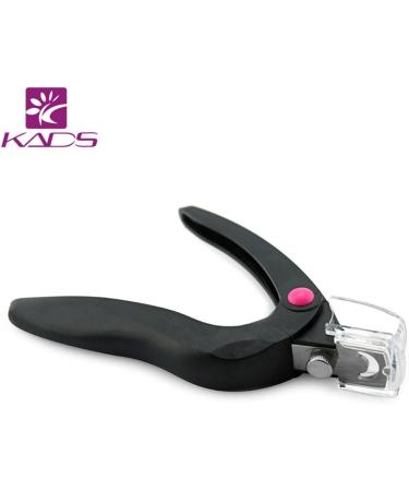 KADS Black Nail Scissors for False Nail Tips Acrylic Nail Art Shape False Nail Scissor Nail Nippers Clipper Cutter Manicure (Black) - Buy Online on GoSupps.com