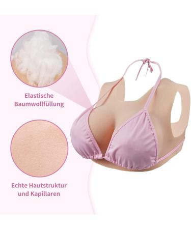 CYOMI Realistic Silicone Breast Forms - D Cup Artificial Boobs for Crossdressers Cosplay & Transgender | No.1 Choice for Drag Queens - Buy Online on GoSupps.com