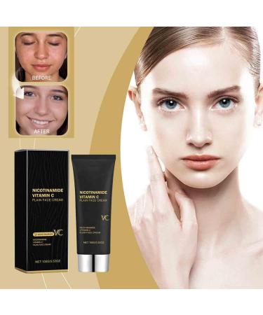 Niacinamide Vitamin C Skin Cream | Hydrating Makeup Cream for All Skin Types | Non-Sticky Bare Makeup - Buy Online on GoSupps.com