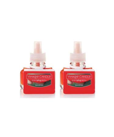 Yankee Candle Macintosh Scent Plug Refill Bottles 0.6 Oz (Pack of 2 Refills)