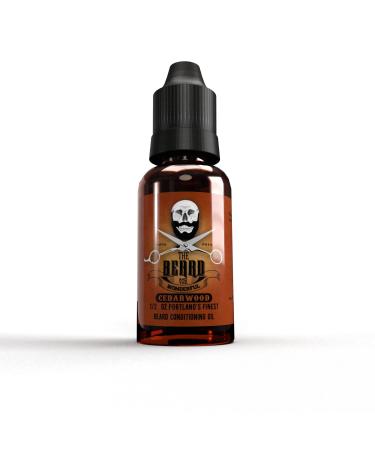 Premium Beard Conditioning Oil - The Beard & The Wonderful Beard Oil for Mens Skincare | Made with Natural Jojoba Oil | Beard Growth Oil Softens Smooths & Strengthens Beard Growth | Cedarwood 15ml Cedarwood 15.00 ml (Pack of 1)