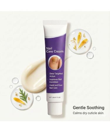  HNYXEQJL Natural nail care repairing cream targeted and effective treatment for fingernails and toenails moisturizing cream for cuticles and nails with numerous benefits fast absorption (2 - Buy Online on GoSupps.com