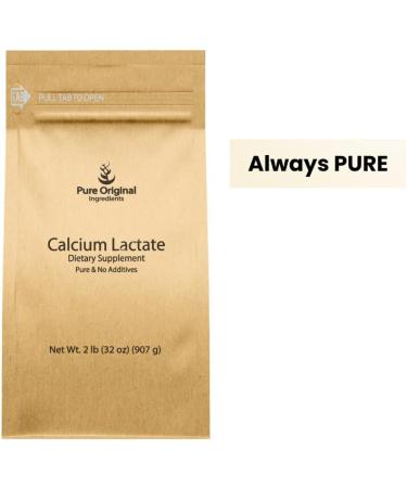 Pure Original Ingredients Calcium Lactate (2 lb) Calcium Supplement Electrolyte - Buy Online on GoSupps.com