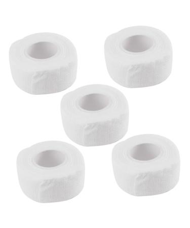 FRCOLOR 5pcs Sports Bandages -Adhesive First Aid White 2.5X9.1CM