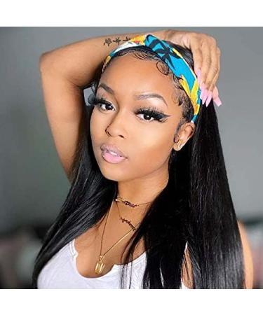 Jakejay Headband Wigs for Black Women - Synthetic Brazilian Ombre Long Straight 22in Blonde & Black Styles - Buy Online on GoSupps.com