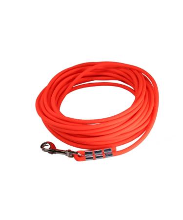 Lennie waterproof tow lines for small dogs made in Germany easycare round 5m 10m 15m dog leash without hand loop neon-orange 6mm (up to 15kg) 5m 5 m-without loop - Buy Online on GoSupps.com