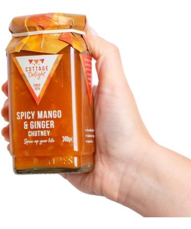 Cottage Delight Spicy Mango & Ginger Chutney 340g - Exotic Flavor for Every Dish - Buy Online on GoSupps.com