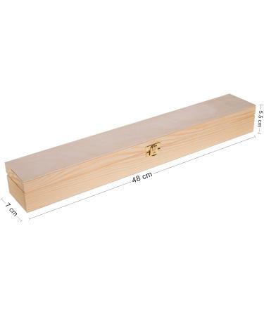 Wooden World - Handcrafted Wooden Boxes for Long Candles Baptism & Communion Keepsakes Magic Wand Storage - Buy Online on GoSupps.com