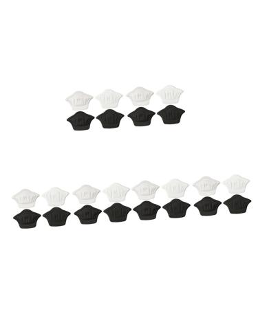 Holibanna 12 Pairs Sneaker Heel Stickers Heel Cushions High Heel Insoles Shoe Heel Sponge High Heel Pads Sponge Pads Insoles Men and Women Anti Drop Heel Wear Pad White Cloth