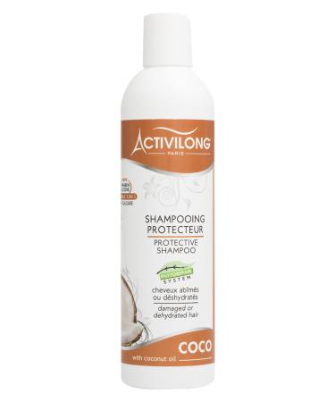 ACTIVILONG - Coconut Protective Shampoo - Damaged or Dehydrated Hair - Protects Nourishes - Natural Ingredients - Phytorepair System - Made In France - 125ml
