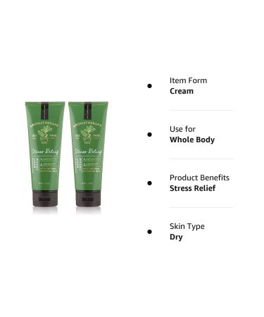 Bath & Body Works Aromatherapy Stress Relief Eucalyptus Spearmint Body Cream 8.0 oz 226g (2 Pack) - Buy Online on GoSupps.com