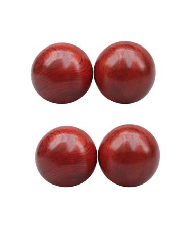 Gleavi 4 pieces redwood massage roller wrist Chinese massage balls Exercise Tool Stress Ball Health Prevention Product Baoding Gymnasium Ball Fitness Handball Bambus