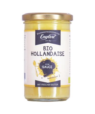 Englert | Hollandaise sauce | tastes good with asparagus meat and fish | Organic quality | 250 ml in a glass