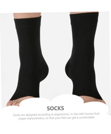 4 Pairs Ankle Compression Socks | Tendonitis Brace & Heel Protectors | Best Ankle Sleeves for Men | Breathable Cotton Support Socks - Buy Online on GoSupps.com