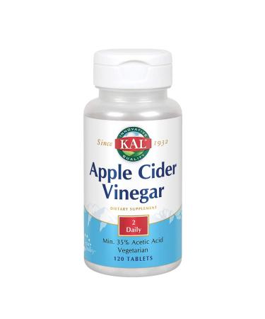 KAL Apple Cider Vinegar Capsules 500 mg 120 Count