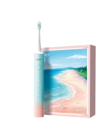 BAIR X3 Electric Toothbrush Adult Rechargeable Smart Sonic Couple Set Fully Automatic Toothbrush Men Female Students Party Men Gift Girlfriend Cool Black Joint Model (32-33 34-35 36-37 38-39