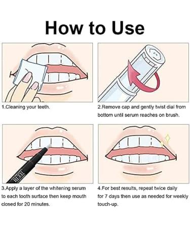 Professional Tooth Whitening Pen & Gel - Naturally Lighten Teeth Remove Stains & Achieve a Whiter Smile - Buy Online on GoSupps.com