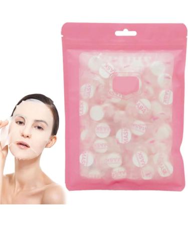 Buy Compressed Facial Cover Sheets - 100PCS Natural Cotton Moisturizer for DIY Skincare | International Shipping Available - Buy Online on GoSupps.com