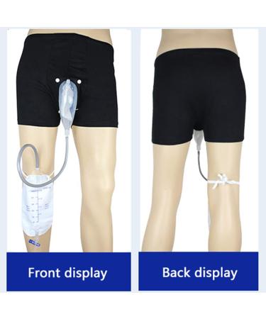 Male Urine Collector | Wearable Urine Collection Bag for Men | Portable External Catheter Device with Two 500ml Reusable Urine Bags - Shop Now - Buy Online on GoSupps.com