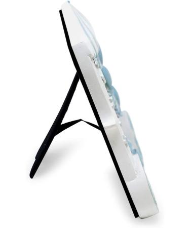 Isaac Jacobs 4x6 Resin Baby Picture Frame - Tabletop Desk Display (White with Blue) - Buy Online on GoSupps.com