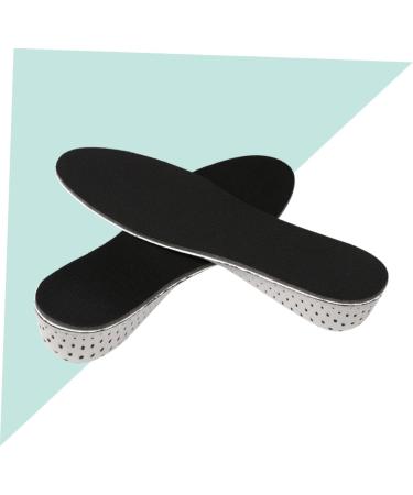 NOLITOY Height Increase Inserts - Invisible Lifting Insoles for Men | Comfortable Full Pad Shoe Lift Inserts - Size 3 Net Black - Buy Online on GoSupps.com