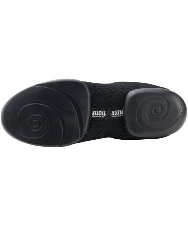 Anna Kern Suny Women's Dance Sneakers 120 Bold - Black Textile Regular Width 1 cm Heel - Split PU Sole - Size 42 EU - Buy Online on GoSupps.com