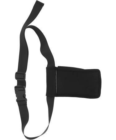 Adjustable Massage Bottle Holster | Waterproof Waist Bag for Spa & Salon | Customized Massage Oil Bag - Black - Buy Online on GoSupps.com