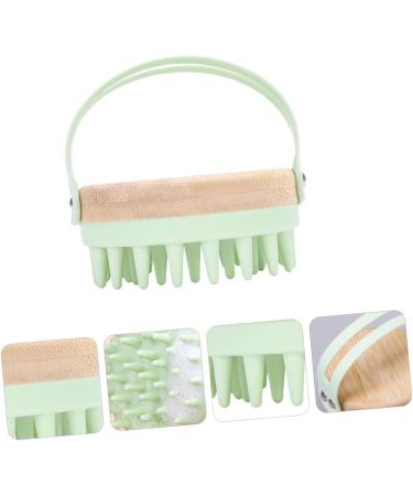 Buy Magiclulu 3ST Shampoo Brush - Scalp Massager & Hair Washing Tool | Eco-Friendly Bamboo - Buy Online on GoSupps.com
