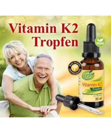 Kopp Vital Vegan Vitamin K2 Drops | 3 x 30 ml | High Bioavailability | 99.5% All-Trans | Soy-Free | Pharmacy Quality - Buy Online on GoSupps.com