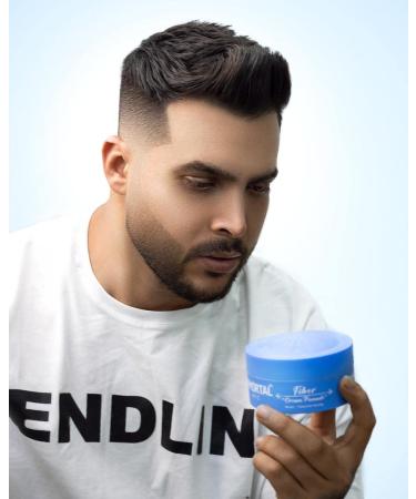 Immortal NYC Flexible Strong Hold Fiber Pomade - Natural Men's Water Based Hair Styling Balm - Buy Online on GoSupps.com