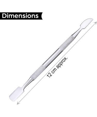 Haryali London Cuticle Pusher - Steady Grip Cuticle Pusher Tool 6 inches - Knife End Cuticle Trimmer and Pusher for Safe and Precise Cuticle Removal - Unisex - Buy Online on GoSupps.com