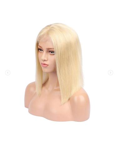 Buy Mila 10/25cm Short Bob Real Hair Wig - Blonde 613# | 100% Virgin Brazilian Human Hair Full Lace Wig | 130% Density - Buy Online on GoSupps.com