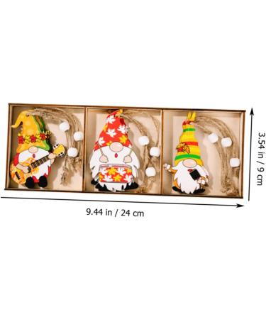 Cabilock 9pcs Thanksgiving Wooden Pendant Wooden Sign Happy Harvest Sign Harvest Season Gnome Pendant Boxed Assorted Color 1 9X5X0.2CM - Buy Online on GoSupps.com