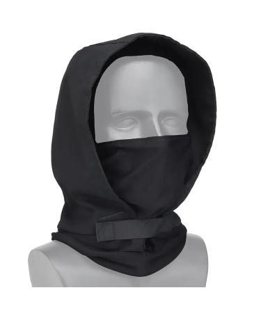 Warm-Harting Tactical night head cover hooded head cover camouflage full face mask airsoft masks accessories for night valley cosplay paintball Halloween black