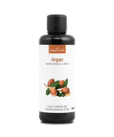 Moroccan Argan - Organic Virgin Vegetable Oil - Glass Bottle - First Cold Pressed - 100mL
