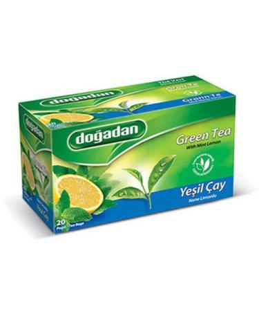 Dogadan Premium Green Tea with Mint & Lemon ( 1 Box / 20 teabags )