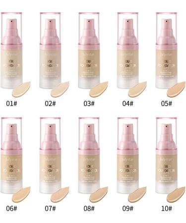 INTEROOKIE Liquid foundation concealer long-lasting non-makeup moisturizing and moisturizing vacuum foundation 2 - Buy Online on GoSupps.com