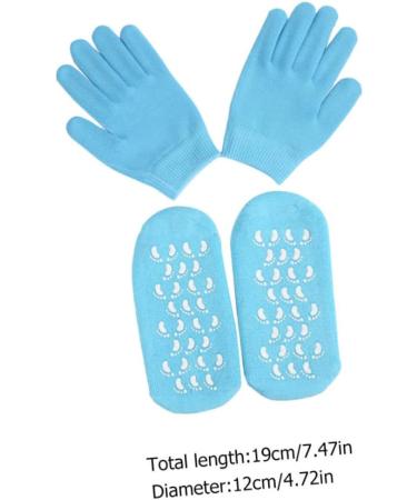 Beavorty 2 Sets Hand and Foot Care Set Hand Care Gloves Dry Hands Gloves moisturizing Mittens Soft Socks Foot moisturizing Socks Gel Gloves Mitts Miss Socks Vegetable Gel Skin Care - Buy Online on GoSupps.com