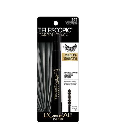 L'Oreal Paris Telescopic Original Lengthening Mascara Carbon Black - 0.27 Fl Oz - Buy Online on GoSupps.com