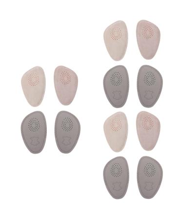 FOMIYES 6 Pairs Half Size Pad Invisible Insole Absorption Insoles Heel Boots Anti- Insole Shoe Pads for High Heels Sports Shoe Pad Boot Insoles Shoe Mat Thicken Eva