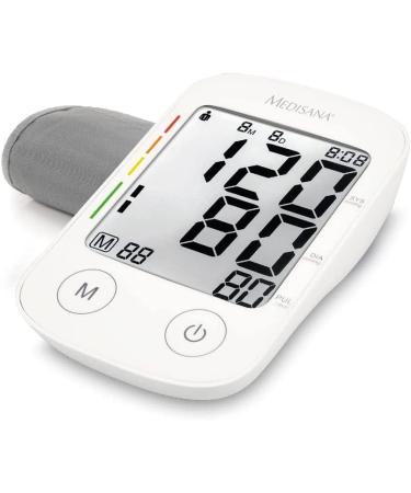 Medisana BU 535 Upper Arm Blood Pressure Monitor - Accurate BP & Pulse Measurement Memory Function Traffic Light Scale Irregular Heartbeat Indicator - Buy Online on GoSupps.com